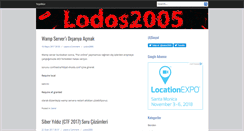 Desktop Screenshot of lodos2005.com